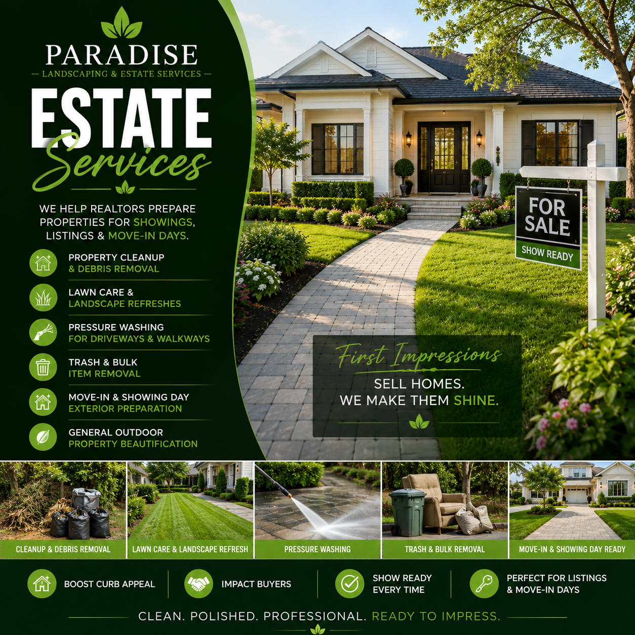 PARADISE LANDSCAPING & ESTATE SERVICES